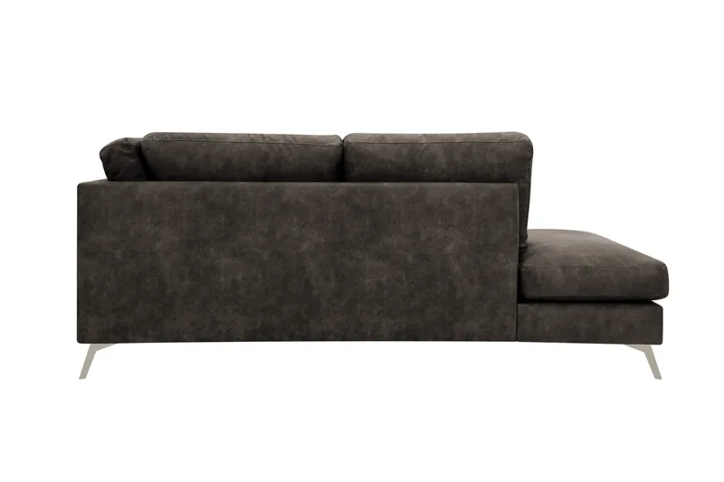 Ocean Lyx 4-sits Soffa med Schäslong Vänster - Brun - Möbler - Soffa - Divansoffor & schäslongsoffa