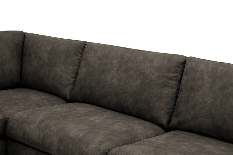 Ocean Lyx 4-sits Soffa med Schäslong Vänster - Brun - Möbler - Soffa - Divansoffor & schäslongsoffa