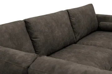 Ocean Lyx 4-sits Soffa med Schäslong Vänster - Brun - Möbler - Soffa - Divansoffor & schäslongsoffa