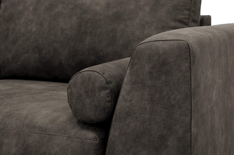 Ocean Lyx 4-sits Soffa med Schäslong Vänster - Brun - Möbler - Soffa - Divansoffor & schäslongsoffa