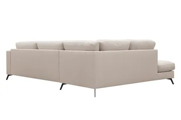 Ocean Lyx 4-sits Soffa med Schäslong Vänster - Greige - Möbler - Soffa - Divansoffor & schäslongsoffa