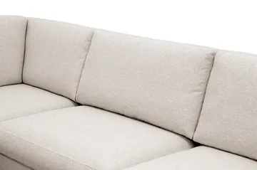 Ocean Lyx 4-sits Soffa med Schäslong Vänster - Greige - Möbler - Soffa - Divansoffor & schäslongsoffa