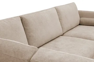 Ocean Lyx 4-sits Soffa med Schäslong Vänster - Ljusbrun - Möbler - Soffa - Divansoffor & schäslongsoffa