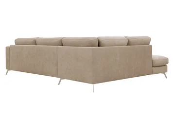 Ocean Lyx 4-sits Soffa med Schäslong Vänster - Ljusbrun - Möbler - Soffa - Divansoffor & schäslongsoffa