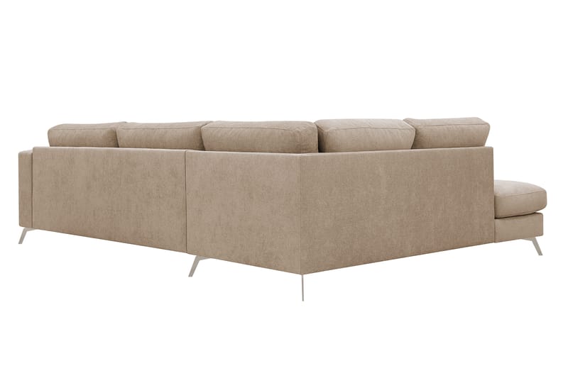 Ocean Lyx 4-sits Soffa med Schäslong Vänster - Ljusbrun - Möbler - Soffa - Divansoffor & schäslongsoffa