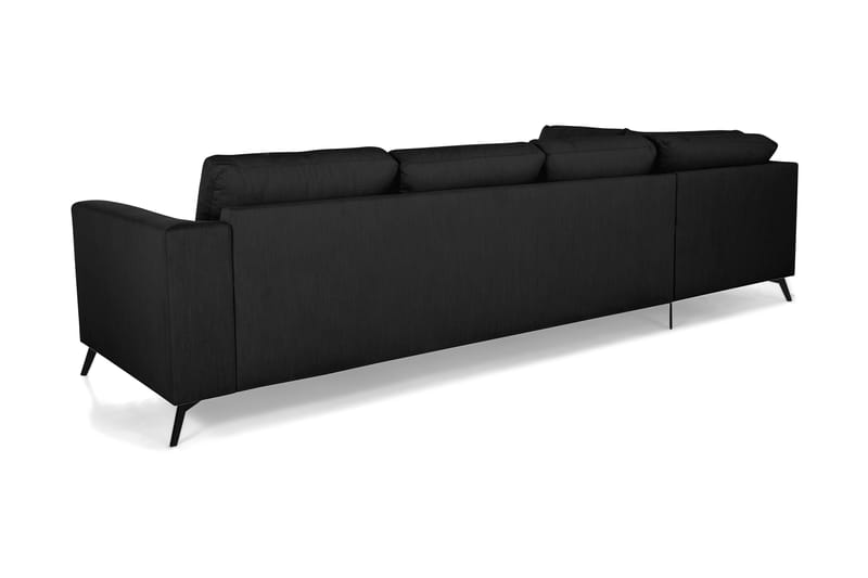 Ocean Lyx 4-sits Soffa med Schäslong Vänster - Svart - Divansoffor & schäslongsoffa - 4 sits soffa med divan