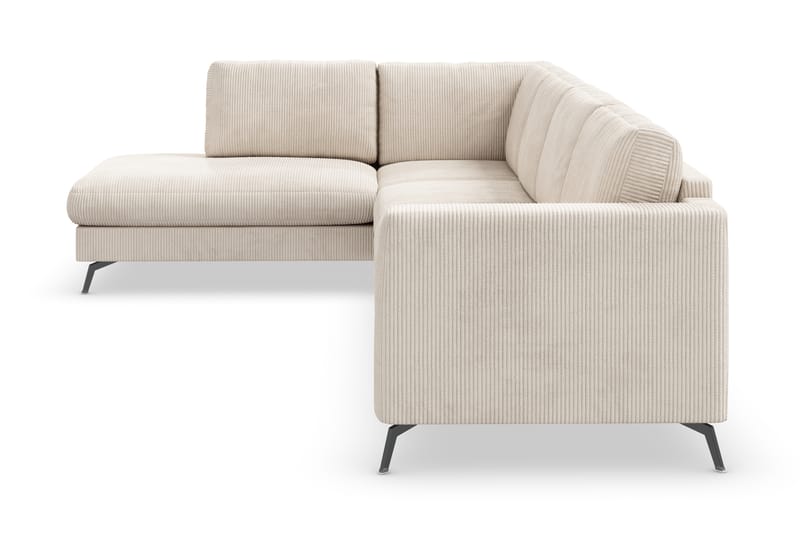 Ocean Lyx 4-sits Vänstervänd L-formad Schäslongsoffa i Manchester - Beige - Möbler - Soffa - Divansoffor & schäslongsoffa