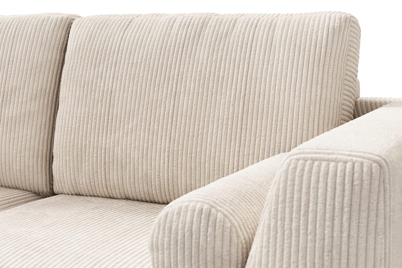 Ocean Lyx 4-sits Vänstervänd L-formad Schäslongsoffa i Manchester - Beige - Möbler - Soffa - Divansoffor & schäslongsoffa