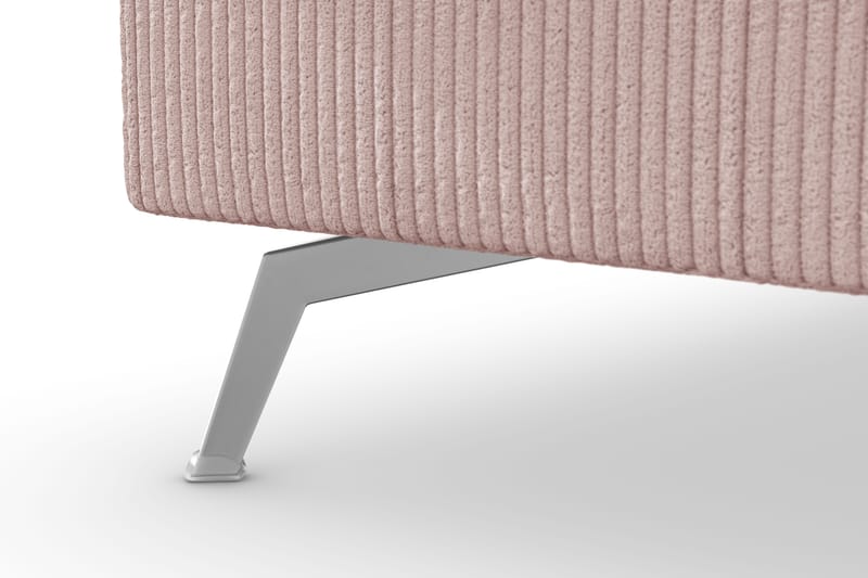 Ocean Lyx 4-sits Vänstervänd L-formad Schäslongsoffa i Manchester - Rosa - Möbler - Soffa - Divansoffor & schäslongsoffa - 4 sits soffa med divan