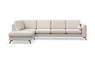 Ocean Lyx 4-sits Vänstervänd L-formad Schäslongsoffa i Tyg