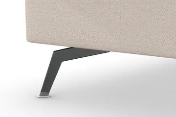 Ocean Lyx 4-sits Vänstervänd L-formad Schäslongsoffa i Tyg - Beige - Möbler - Soffa - Divansoffor & schäslongsoffa