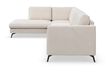 Ocean Lyx 4-sits Vänstervänd L-formad Schäslongsoffa i Tyg - Beige - Möbler - Soffa - Divansoffor & schäslongsoffa