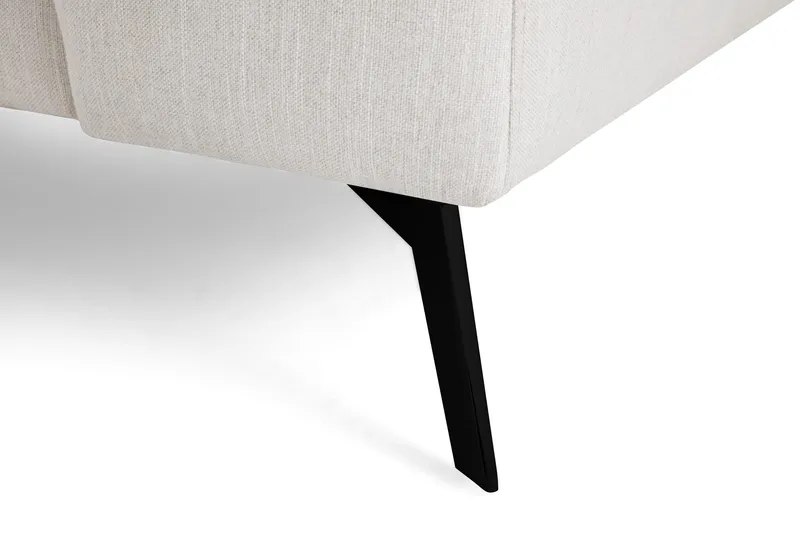 Ocean Lyx 4-sits Vänstervänd L-formad Schäslongsoffa i Tyg - Ljusgrå - Möbler - Soffa - Divansoffor & schäslongsoffa - 4 sits soffa med divan