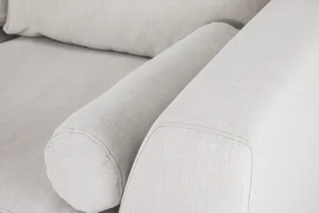 Ocean Lyx 4-sits Vänstervänd L-formad Schäslongsoffa i Tyg - Ljusgrå - Möbler - Soffa - Divansoffor & schäslongsoffa
