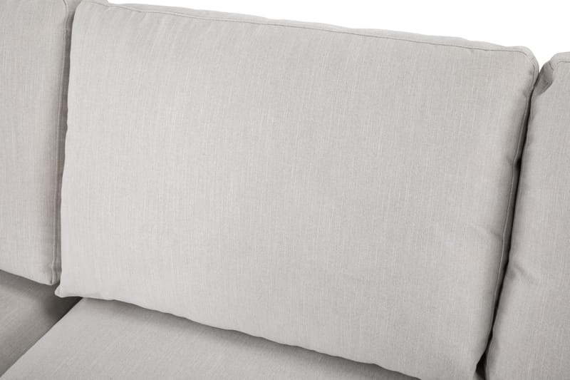 Ocean Lyx 4-sits Vänstervänd L-formad Schäslongsoffa i Tyg - Ljusgrå - Möbler - Soffa - Divansoffor & schäslongsoffa - 4 sits soffa med divan