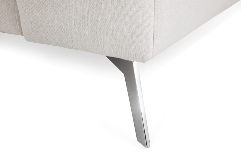 Ocean Lyx 4-sits Vänstervänd L-formad Schäslongsoffa i Tyg - Ljusgrå - Möbler - Soffa - Divansoffor & schäslongsoffa - 4 sits soffa med divan