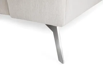 Ocean Lyx 4-sits Vänstervänd L-formad Schäslongsoffa i Tyg - Ljusgrå - Möbler - Soffa - Divansoffor & schäslongsoffa
