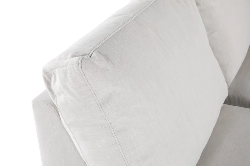 Ocean Lyx 4-sits Vänstervänd L-formad Schäslongsoffa i Tyg - Ljusgrå - Möbler - Soffa - Divansoffor & schäslongsoffa - 4 sits soffa med divan