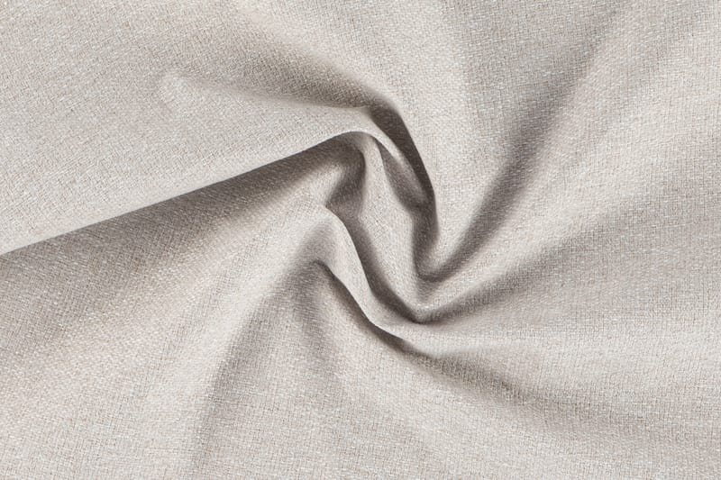 Ocean Lyx 6-sits Högervänd U-formad Soffa med Divan och Schäslong + Fotpall i Tyg - Beige - Möbler - Soffa - Divansoffor & schäslongsoffa