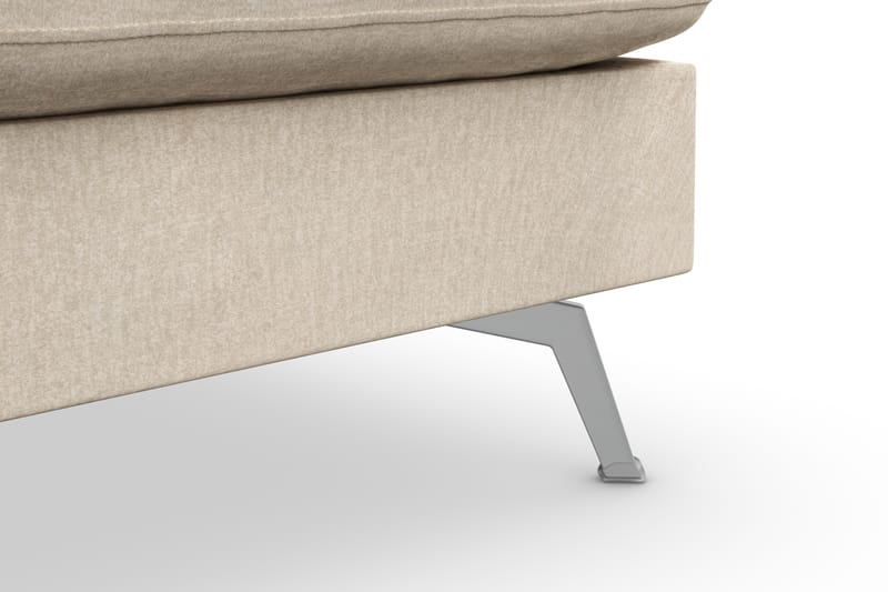 Ocean Lyx U-soffa med Schäslong Höger - Beige/Sammet - Möbler - Soffa - Divansoffor & schäslongsoffa