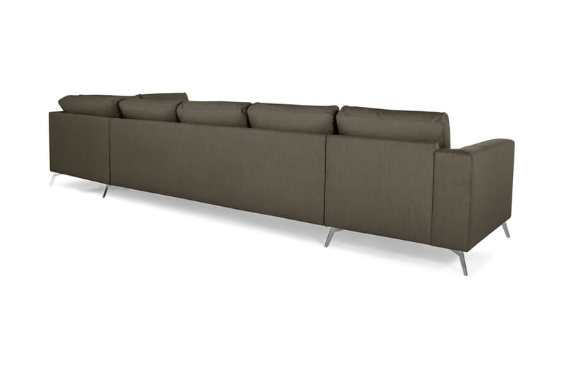Ocean Lyx U-soffa med Schäslong Höger - Grön - Möbler - Soffa - Divansoffor & schäslongsoffa