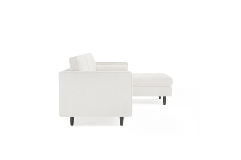 Olenne Soffa m. Divan 4-sits - Vit Bouclé - Divansoffor & schäslongsoffa - 4 sits soffa med divan