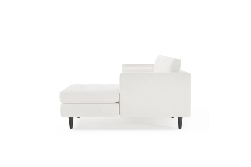 Olenne Soffa m. Divan 4-sits - Vit Bouclé - Divansoffor & schäslongsoffa - 4 sits soffa med divan