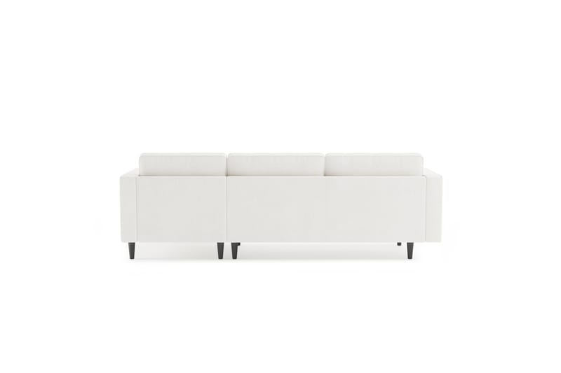 Olenne Soffa m. Divan 4-sits - Vit Bouclé - Divansoffor & schäslongsoffa - 4 sits soffa med divan