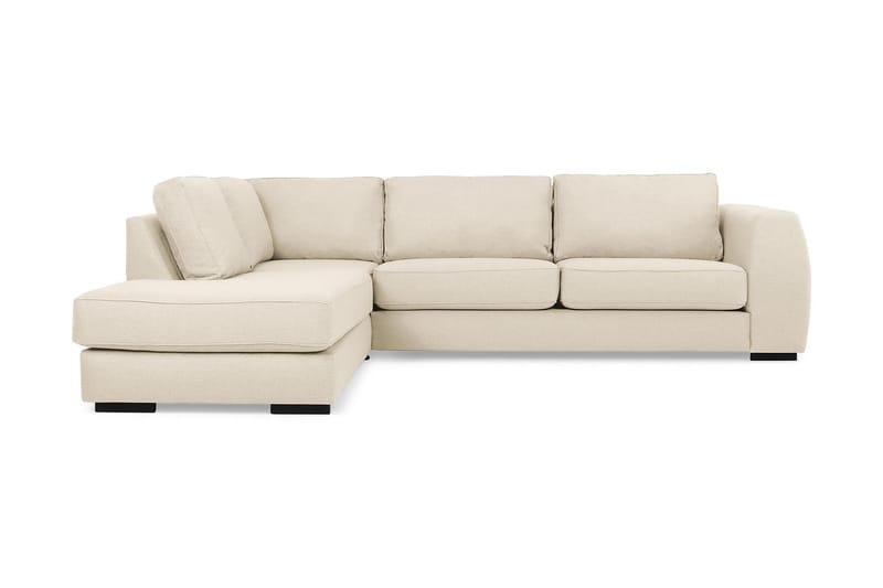 Optus 3-sits Soffa med Schäslong Vänster - Beige - Möbler - Soffa - Divansoffor & schäslongsoffa