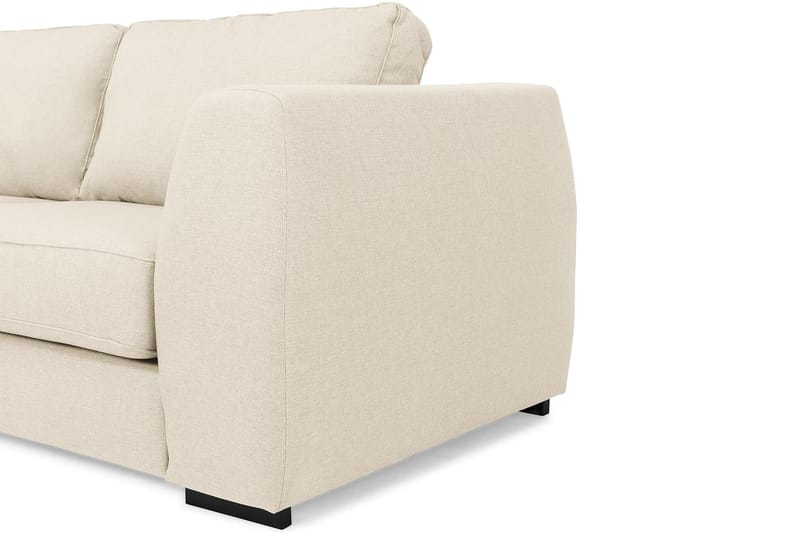 Optus 3-sits Soffa med Schäslong Vänster - Beige - Divansoffor & schäslongsoffa