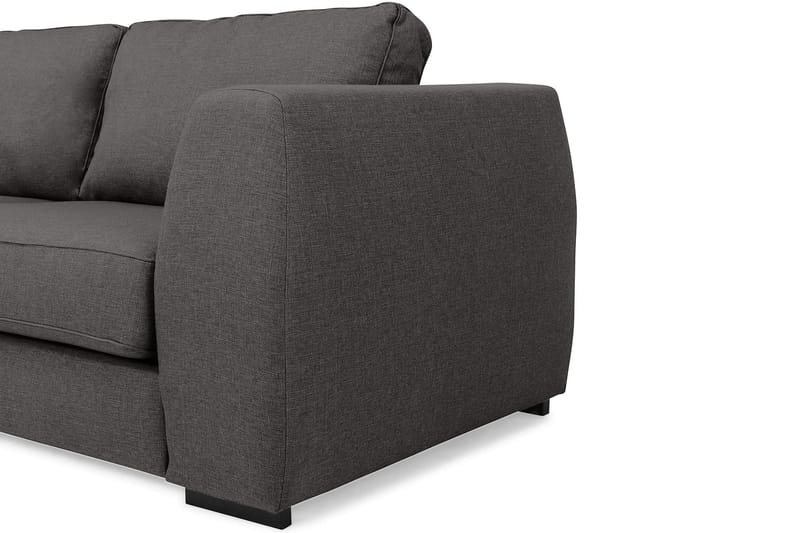 Optus 3-sits Soffa med Schäslong Vänster - Mörkgrå - Möbler - Soffa - Divansoffor & schäslongsoffa