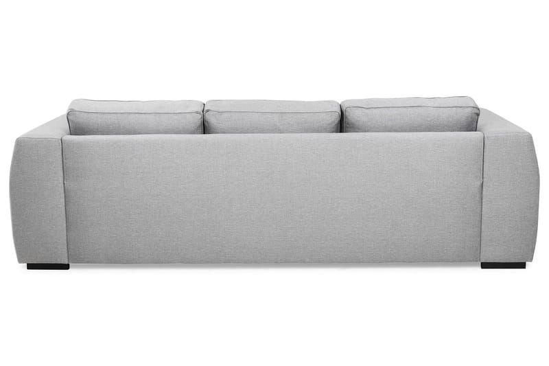 Optus 3-sits Vändbar L-formad Divansoffa i Tyg - Ljusgrå - Möbler - Soffa - Divansoffor & schäslongsoffa - 3 sits soffa med divan