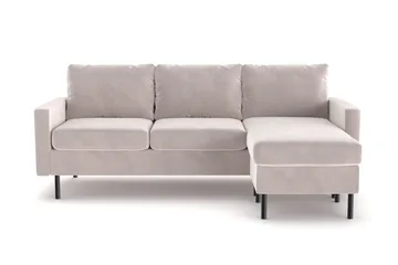 Peppe 3-sits Vändbar L-formad Divansoffa i Manchester