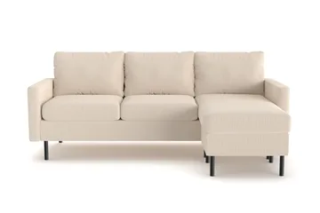 Peppe 3-sits Vändbar L-formad Divansoffa i Manchester