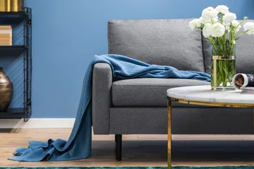 Peppe 3-sits Vändbar L-formad Divansoffa i Tyg - Ljusgrå - Möbler - Soffa - Divansoffor & schäslongsoffa