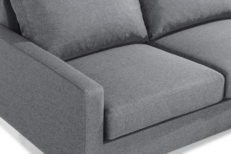 Peppe 3-sits Vändbar L-formad Divansoffa i Tyg - Ljusgrå - Möbler - Soffa - Divansoffor & schäslongsoffa