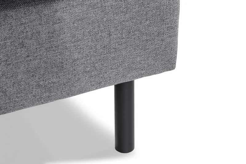 Peppe 3-sits Vändbar L-formad Divansoffa i Tyg - Ljusgrå - Möbler - Soffa - Divansoffor & schäslongsoffa