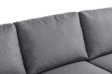 Peppe 3-sits Vändbar L-formad Divansoffa i Tyg - Ljusgrå - Möbler - Soffa - Divansoffor & schäslongsoffa
