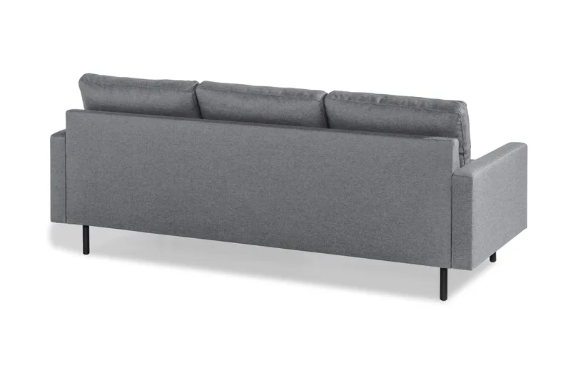 Peppe 3-sits Vändbar L-formad Divansoffa i Tyg - Ljusgrå - Möbler - Soffa - Divansoffor & schäslongsoffa