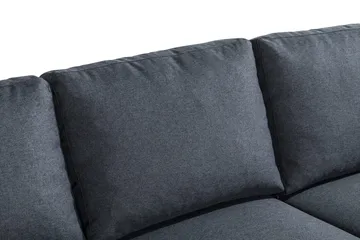 Peppe 3-sits Vändbar L-formad Divansoffa i Tyg - Mörkgrå - Möbler - Soffa - Divansoffor & schäslongsoffa