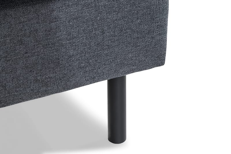 Peppe 3-sits Vändbar L-formad Divansoffa i Tyg - Mörkgrå - Möbler - Soffa - Divansoffor & schäslongsoffa