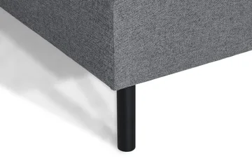 Peppe 4-sits Högervänd L-formad Schäslongsoffa i Tyg - Ljusgrå - Möbler - Soffa - Divansoffor & schäslongsoffa