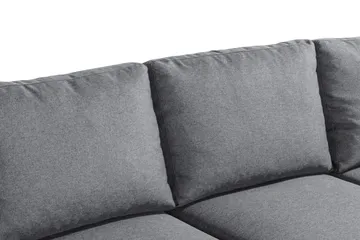 Peppe 4-sits Högervänd L-formad Schäslongsoffa i Tyg - Ljusgrå - Möbler - Soffa - Divansoffor & schäslongsoffa
