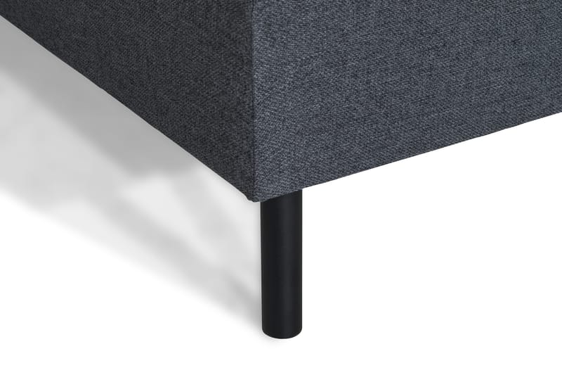 Peppe 4-sits Högervänd L-formad Schäslongsoffa i Tyg - Mörkgrå - Möbler - Soffa - Divansoffor & schäslongsoffa