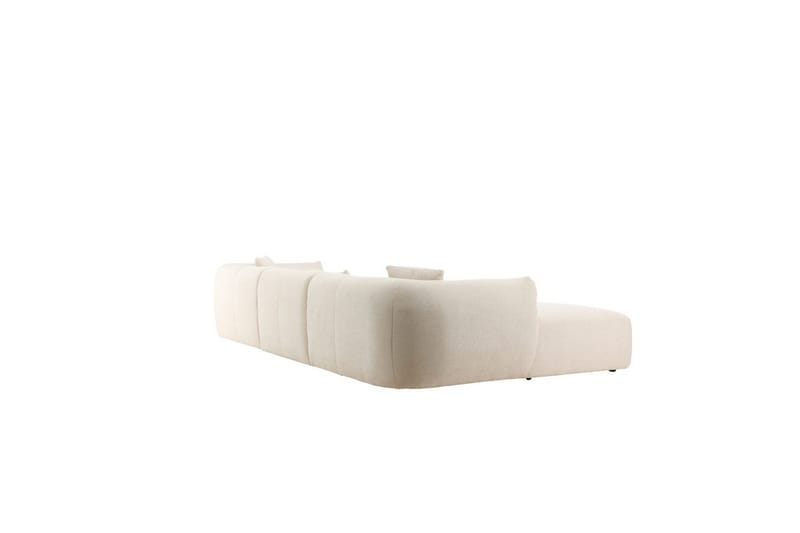 Positano 4-sits L-formad Hörnsoffa med Divan och Schäslong i Tyg - Beige - Möbler - Soffa - Divansoffor & schäslongsoffa