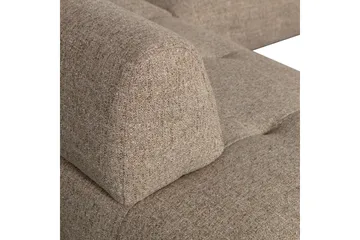 Ranta Soffa med Schäslong 3-sits - Brun - Möbler - Soffa - Divansoffor & schäslongsoffa - 3 sits soffa med divan
