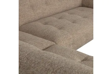 Ranta Soffa med Schäslong 3-sits - Brun - Möbler - Soffa - Divansoffor & schäslongsoffa - 3 sits soffa med divan