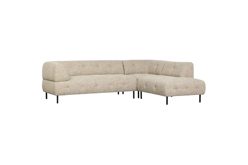Ranta Soffa med Schäslong 3-sits, Naturmelange