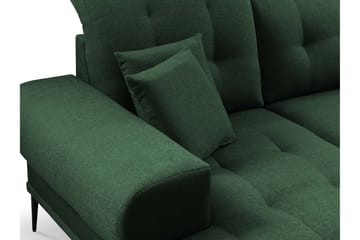 Rapale Soffgrupp Höger med Fotpall - Grön - Möbler - Soffa - Divansoffor & schäslongsoffa