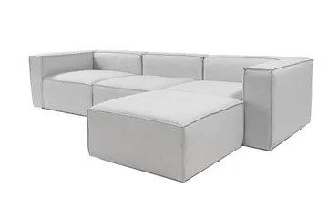 Redlands Soffa med Divan 3-sits - Grå - Möbler - Soffa - Divansoffor & schäslongsoffa
